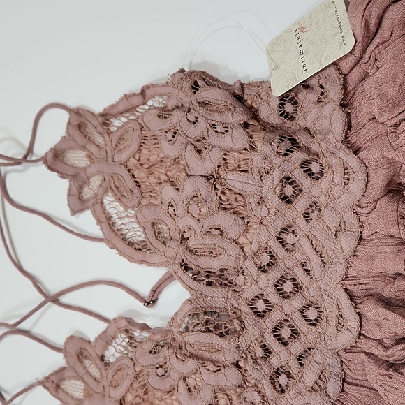 Free People Adella Cami in Mauve MSRP $68 FP1036 - Picture 7 of 12